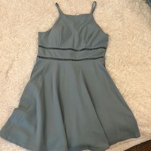 Trixxi clothing company blue dress with built in bra. Size:Medium.